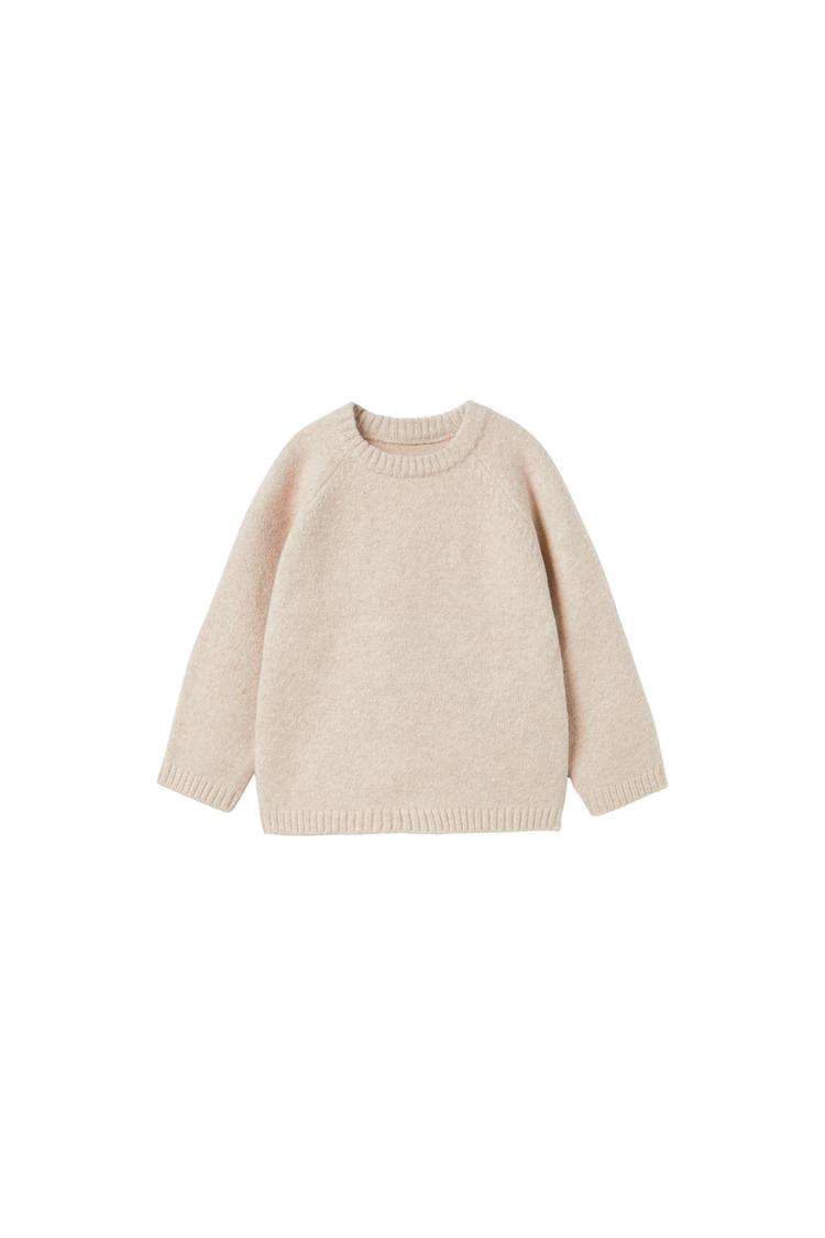 SOFT TOUCH KNIT SWEATER Natural ZARA United States